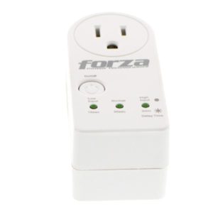 PROTECTOR DE VOLTAJE P/ LINEA BLANCA 1SALIDA:120V:900J:BLANCO FORZA - FVP-1201B